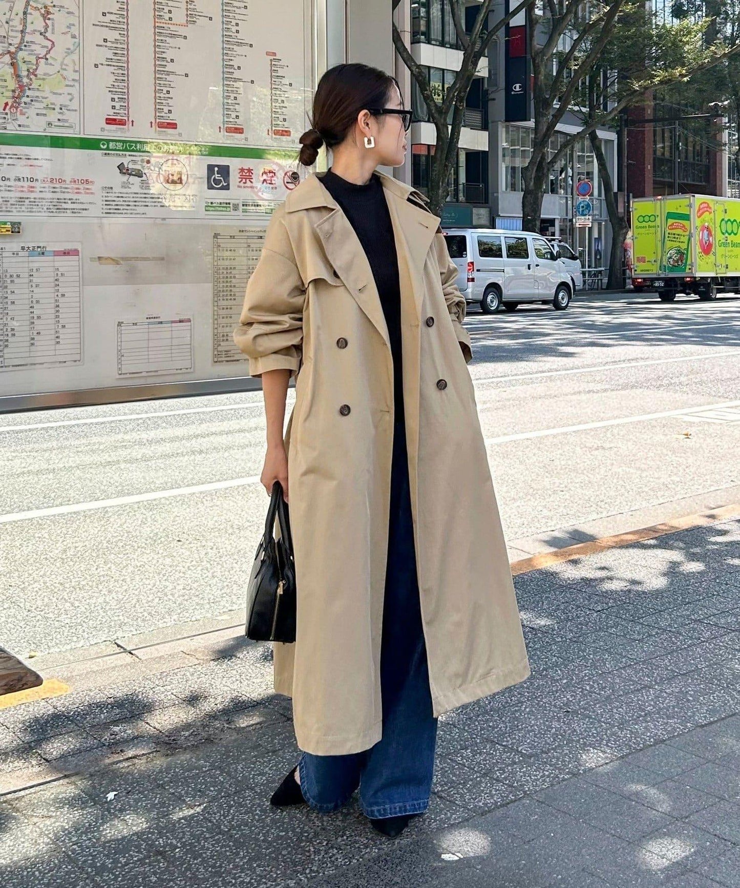 【每季完售!】袖部蓬鬆風衣大衣