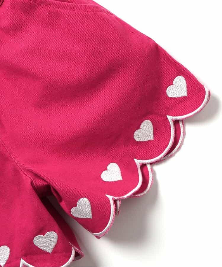 下襬扇邊刺繡短褲 短款