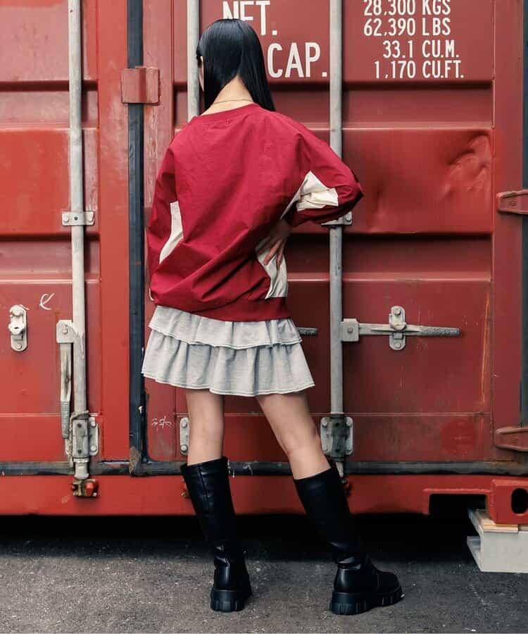 連衣裙荷葉邊短褲