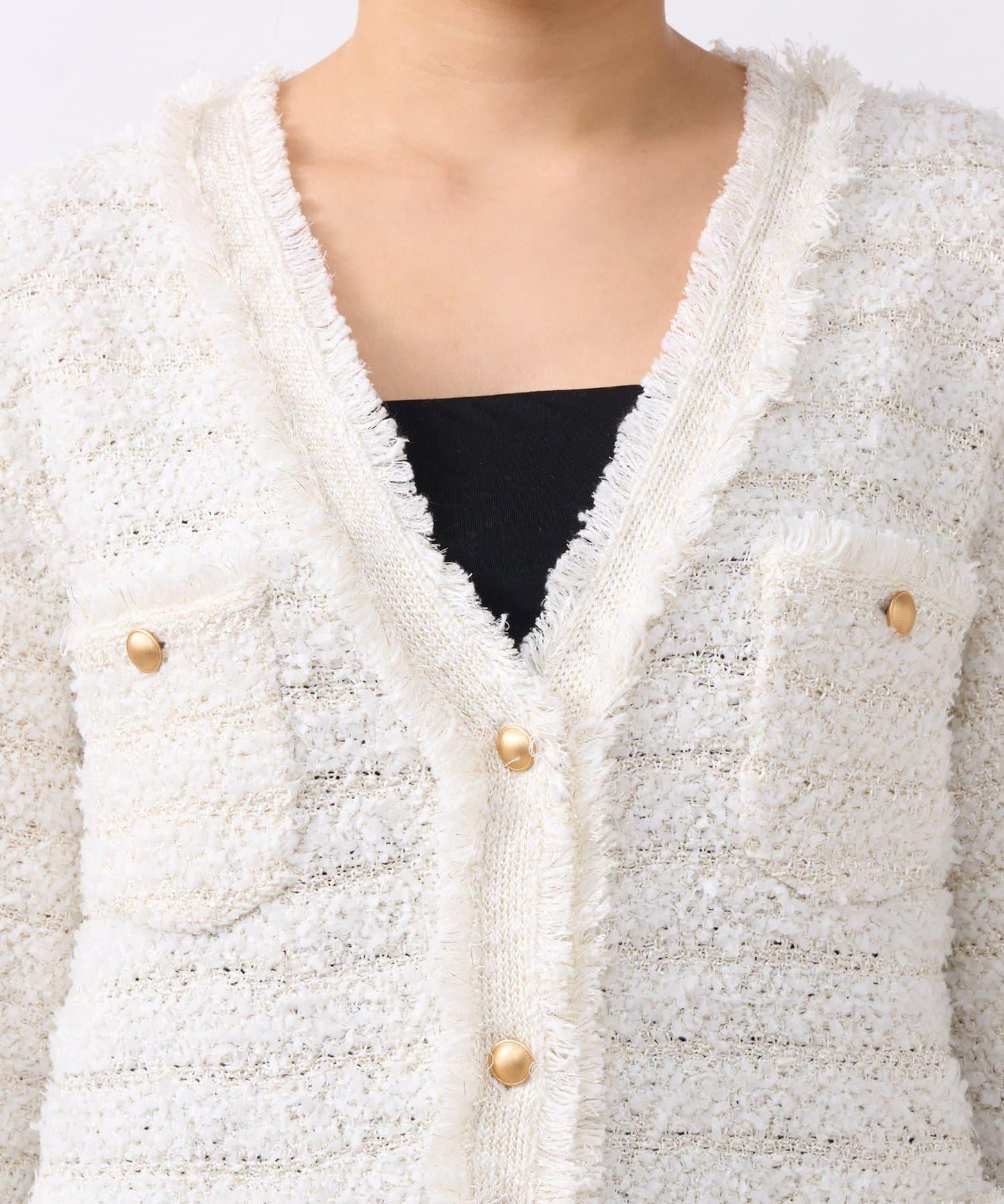 時尚精緻羊毛編織夾克開衫