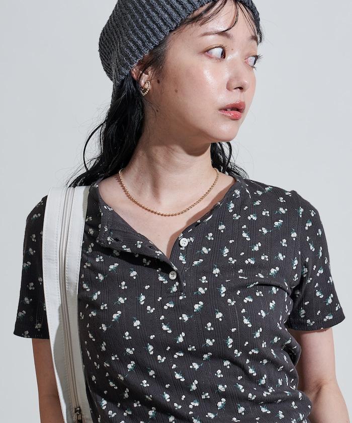 花紋 針孔 精梳 漢尼拔領T恤