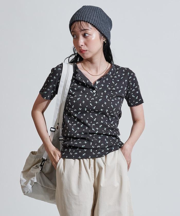 花紋 針孔 精梳 漢尼拔領T恤