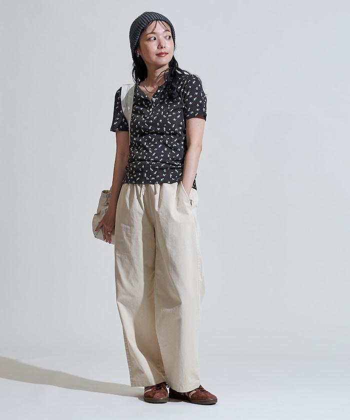 花紋 針孔 精梳 漢尼拔領T恤