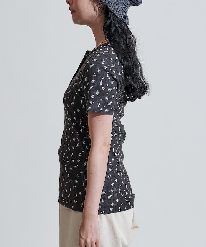 花紋 針孔 精梳 漢尼拔領T恤