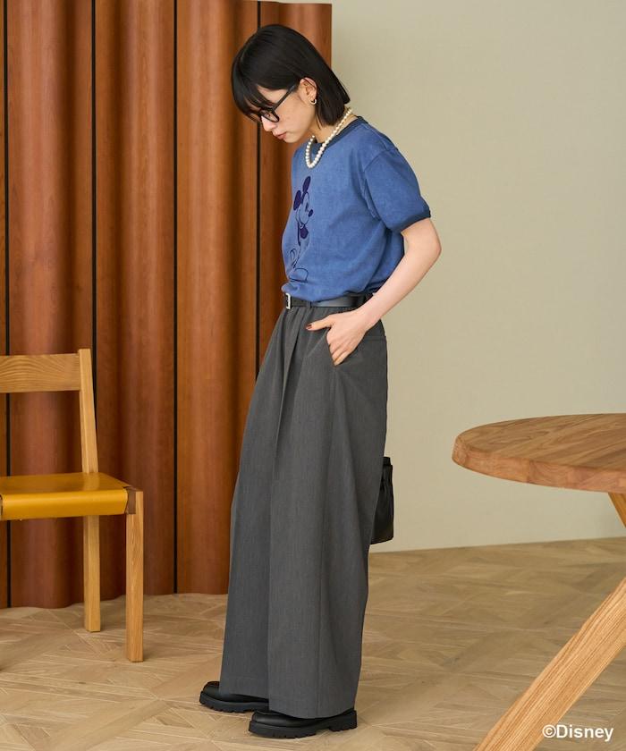 【米奇老鼠】領口T恤