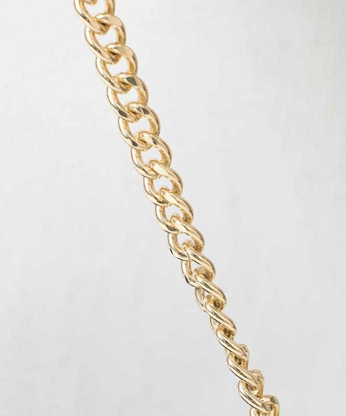 設計 2WAY 鏈條肩背桶型包