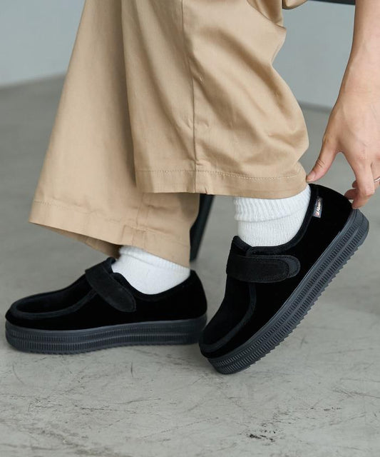 絨面尼龍魔術貼休閒鞋