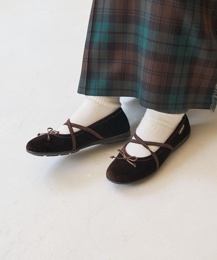 聯名 帶蝴蝶結的平底鞋