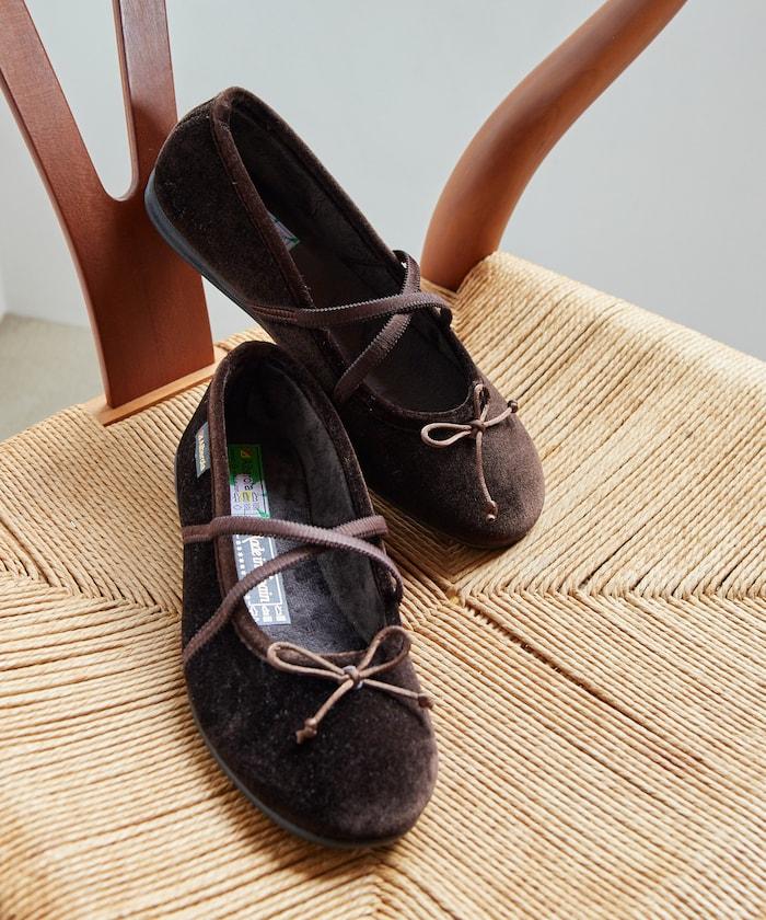 聯名 帶蝴蝶結的平底鞋