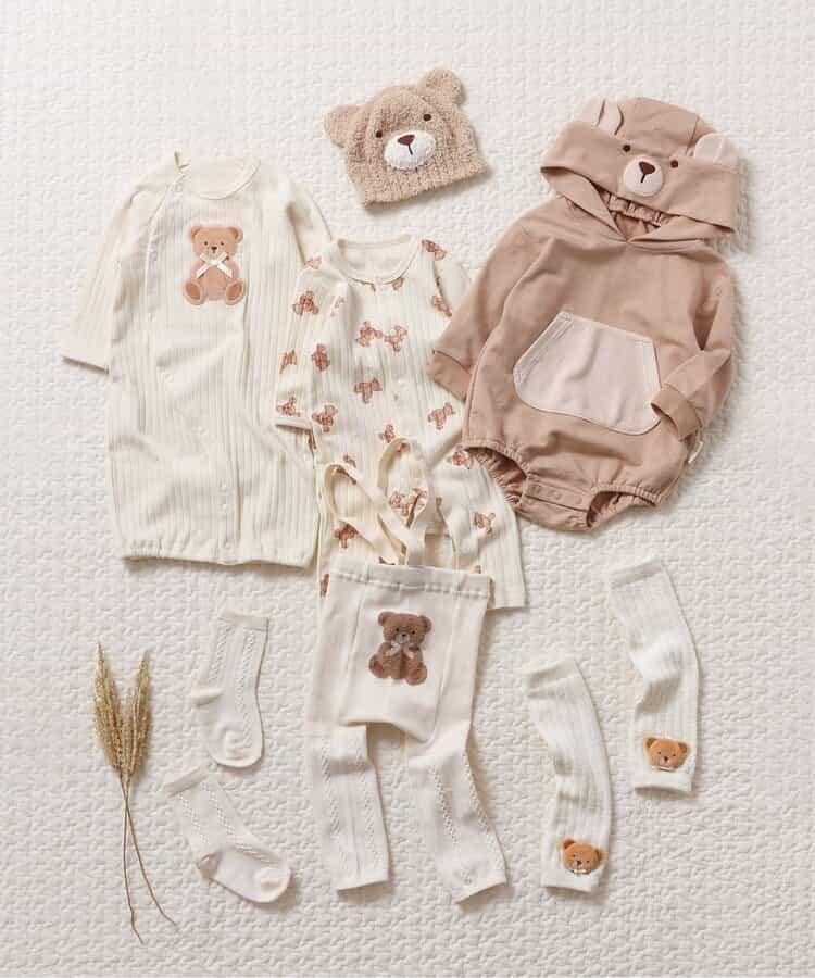 動物尾巴造型打底褲&襪子套裝