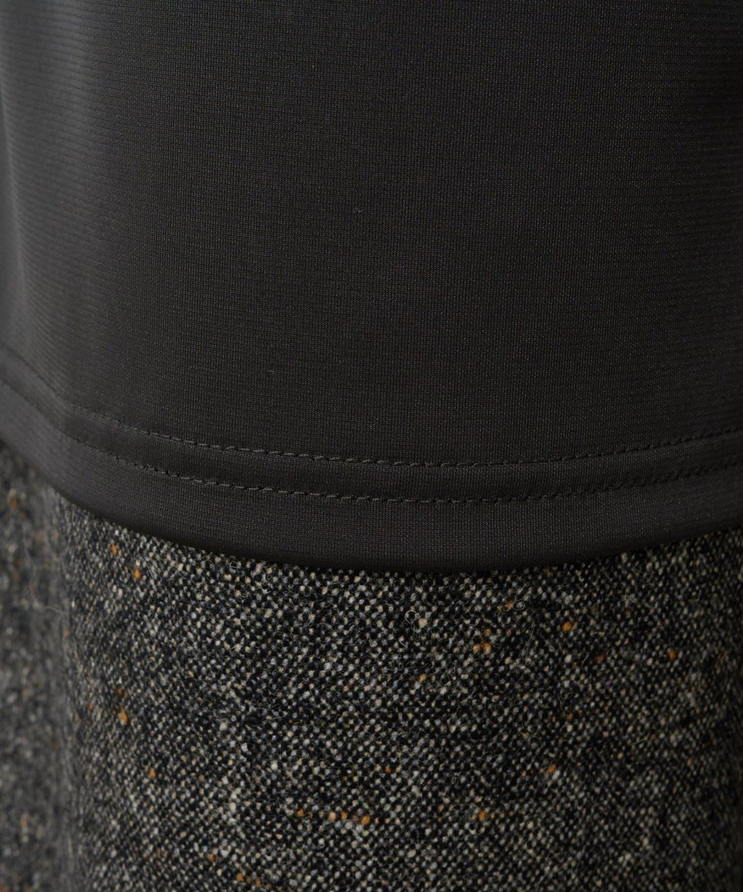 腰部織帶直筒褲