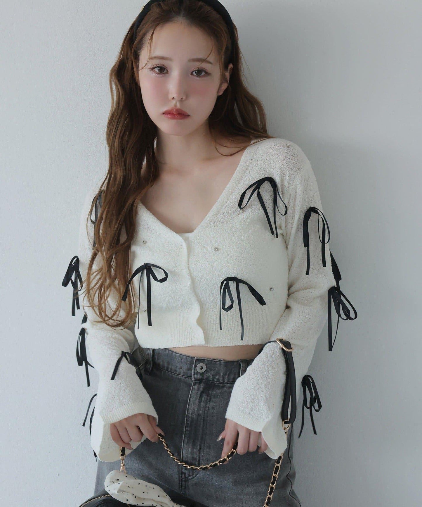 【Mode Ribbon Collection】蝴蝶結開衫