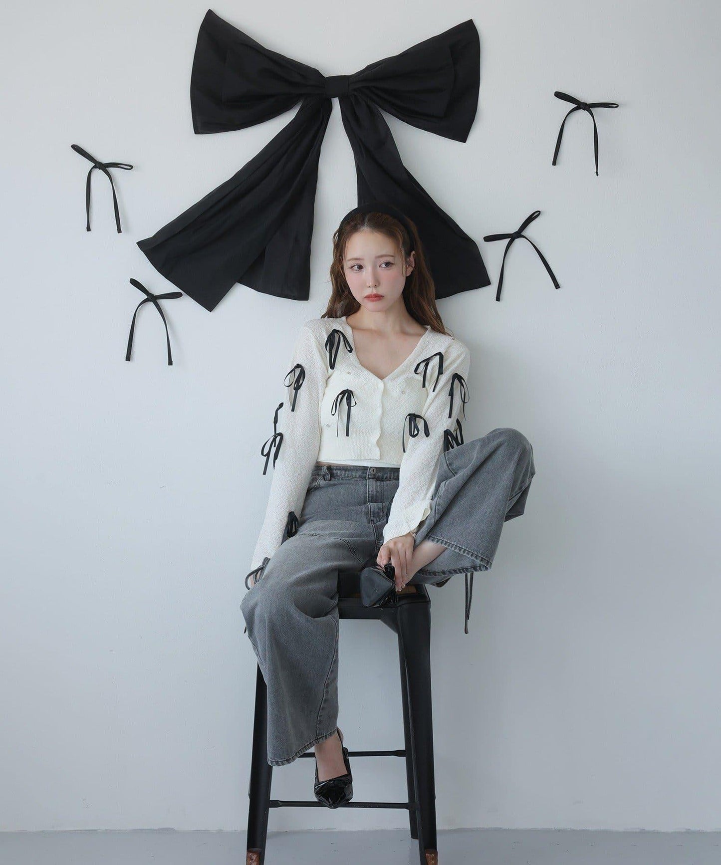 【Mode Ribbon Collection】蝴蝶結開衫