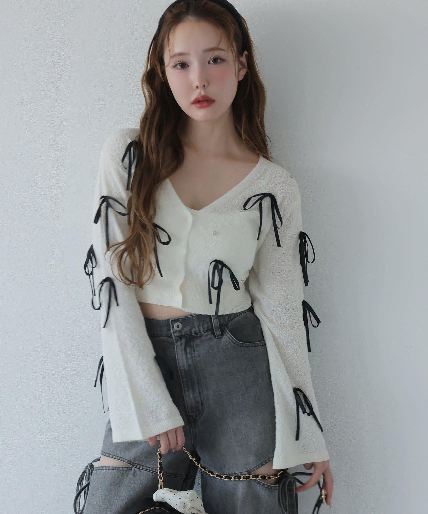 【Mode Ribbon Collection】蝴蝶結開衫