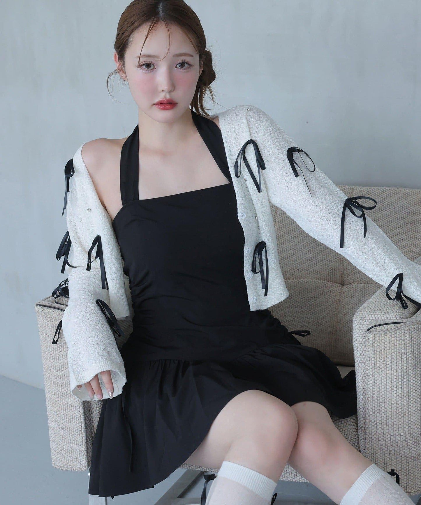 【Mode Ribbon Collection】蝴蝶結開衫