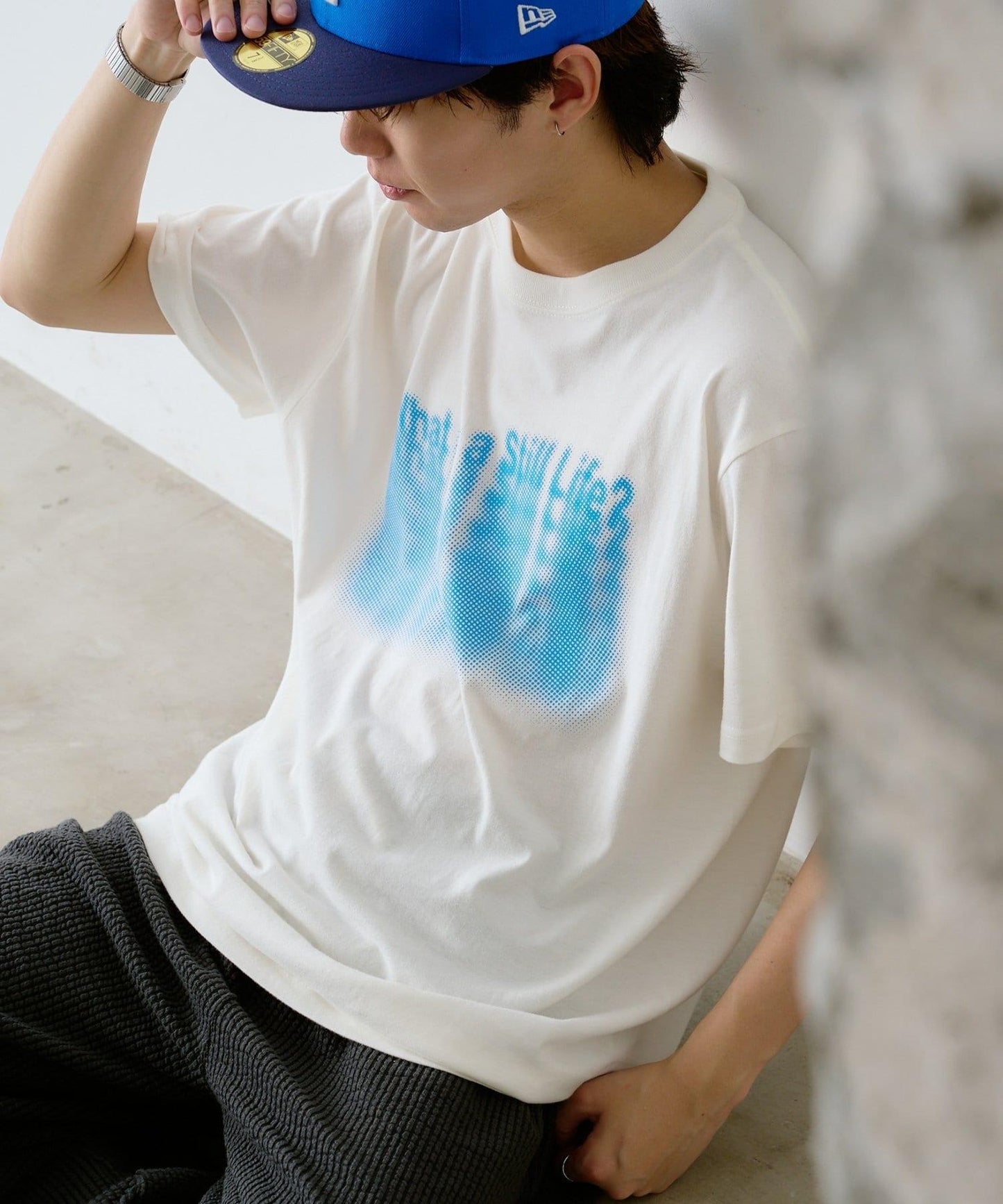 【WHIMSIC/2尺寸】幻影絲網印花T-shirt
