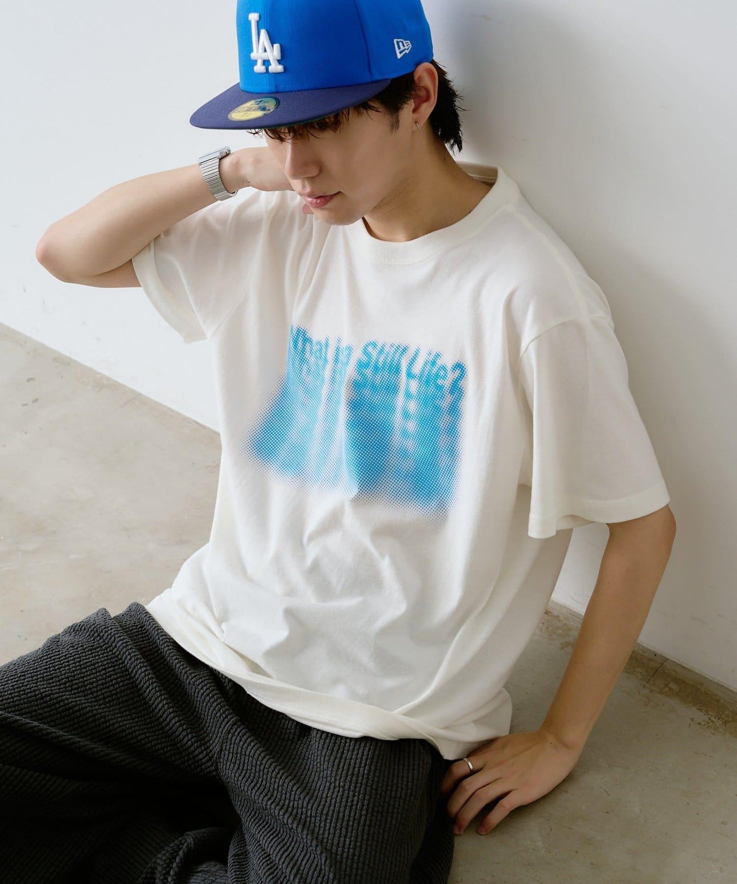 【WHIMSIC/2尺寸】幻影絲網印花T-shirt