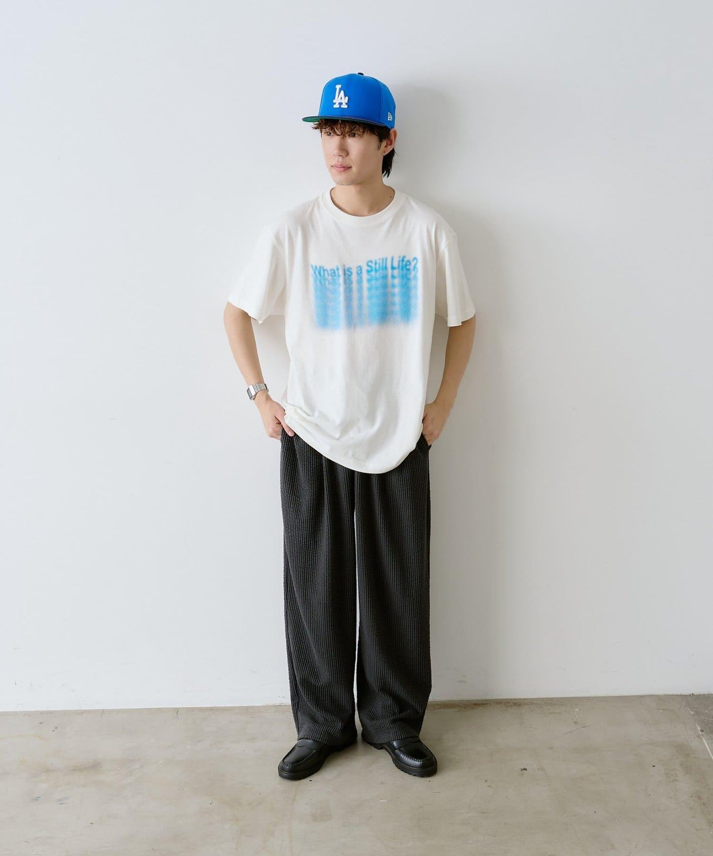 【WHIMSIC/2尺寸】幻影絲網印花T-shirt