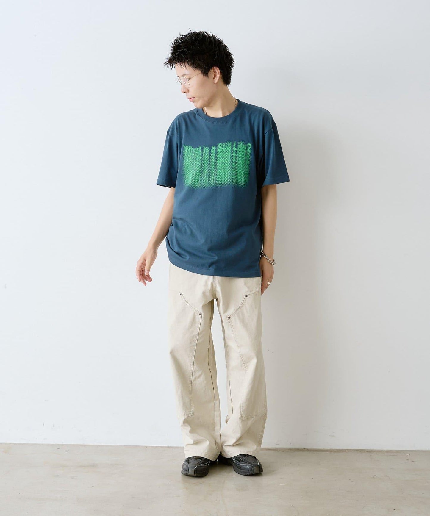 【WHIMSIC/2尺寸】幻影絲網印花T-shirt
