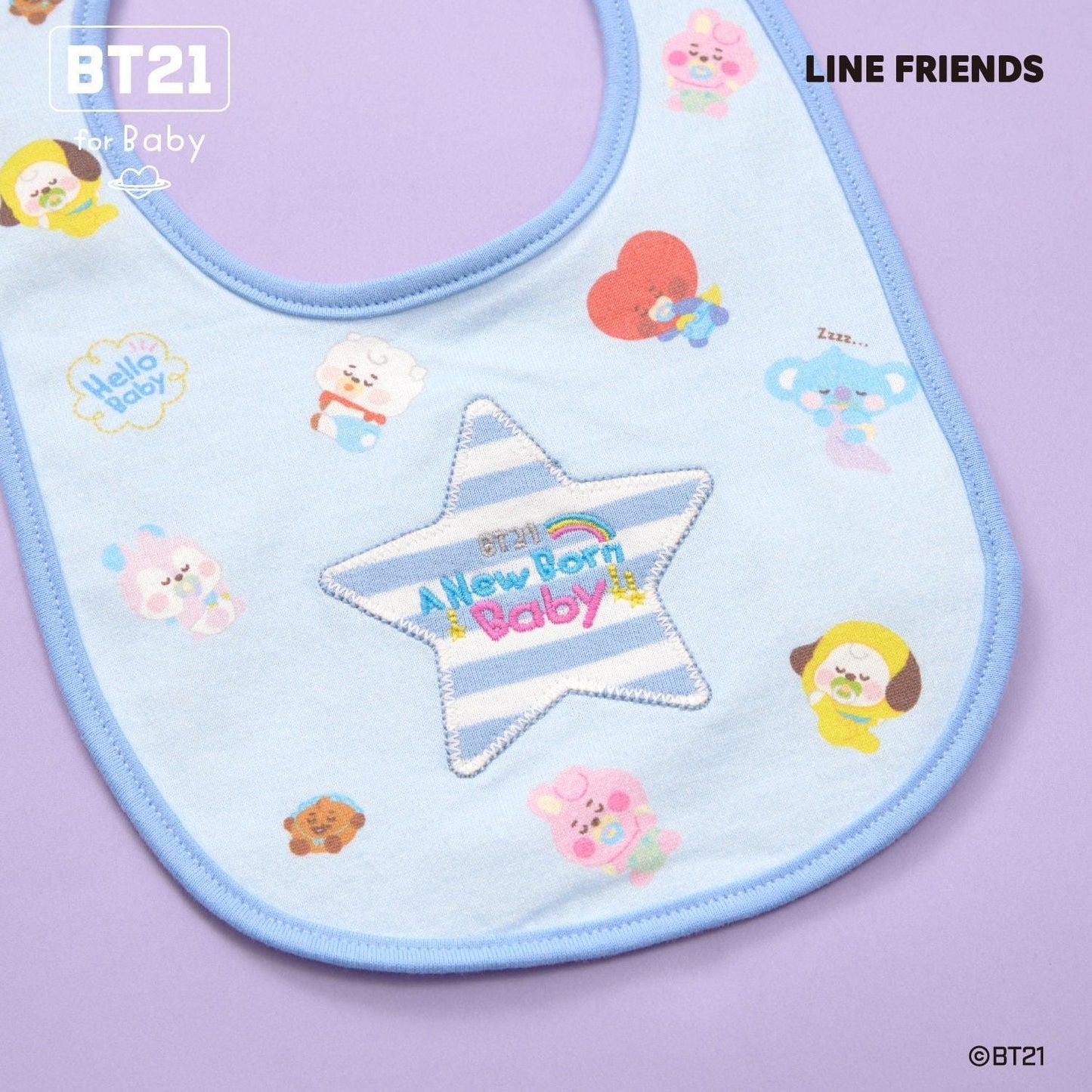【《BT21》】全印花圍兜