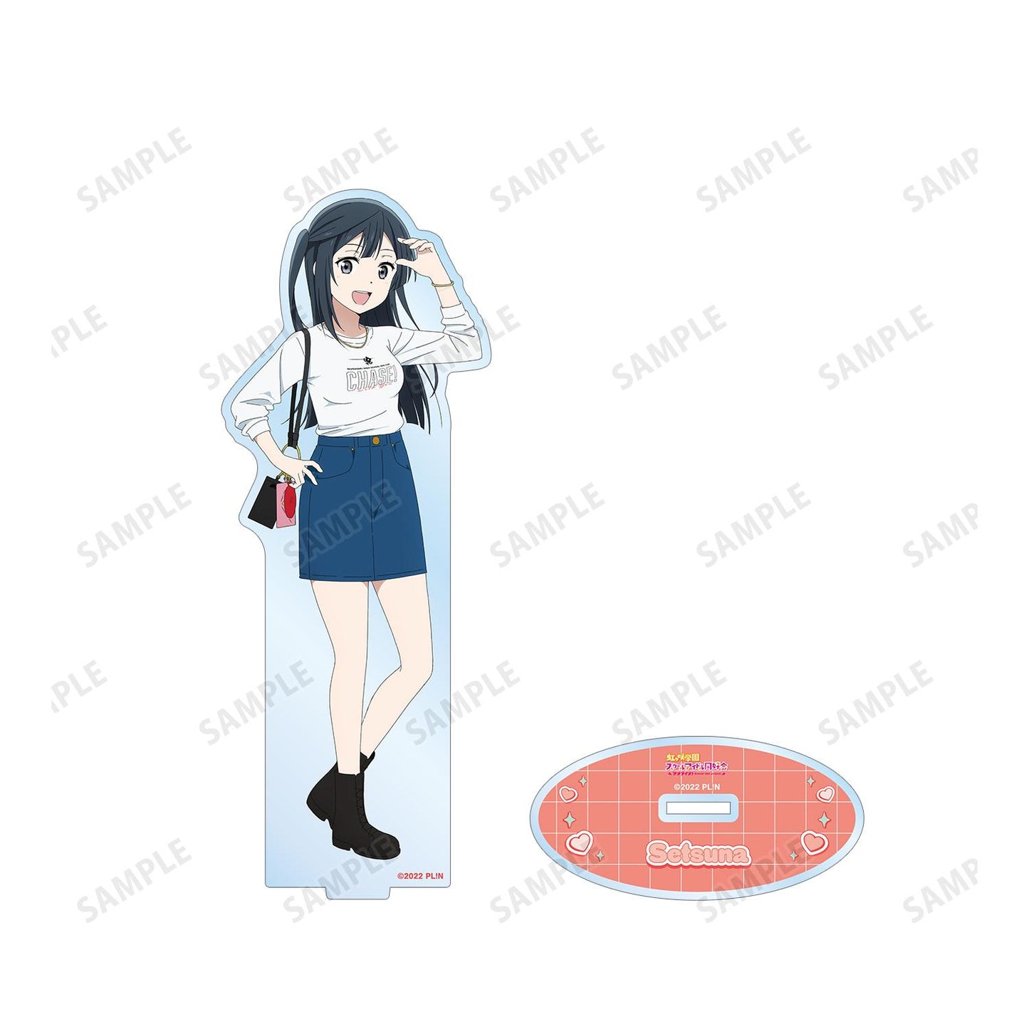 Love Live! 虹咲學園學園偶像同好會 描き下ろし插圖 優木雪菜 統一服裝版 大號亞克力立牌