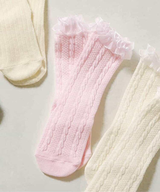 3P套裝 裝扮嬰兒高筒襪