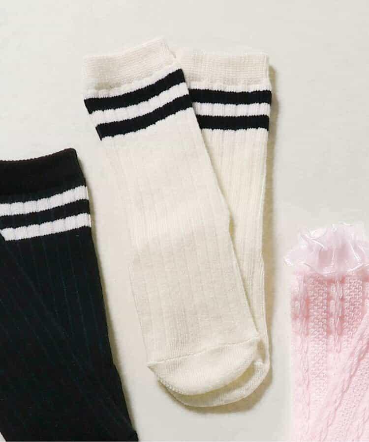 3P套裝 裝扮嬰兒高筒襪