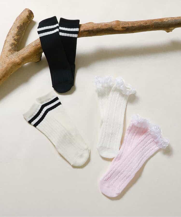 3P套裝 裝扮嬰兒高筒襪