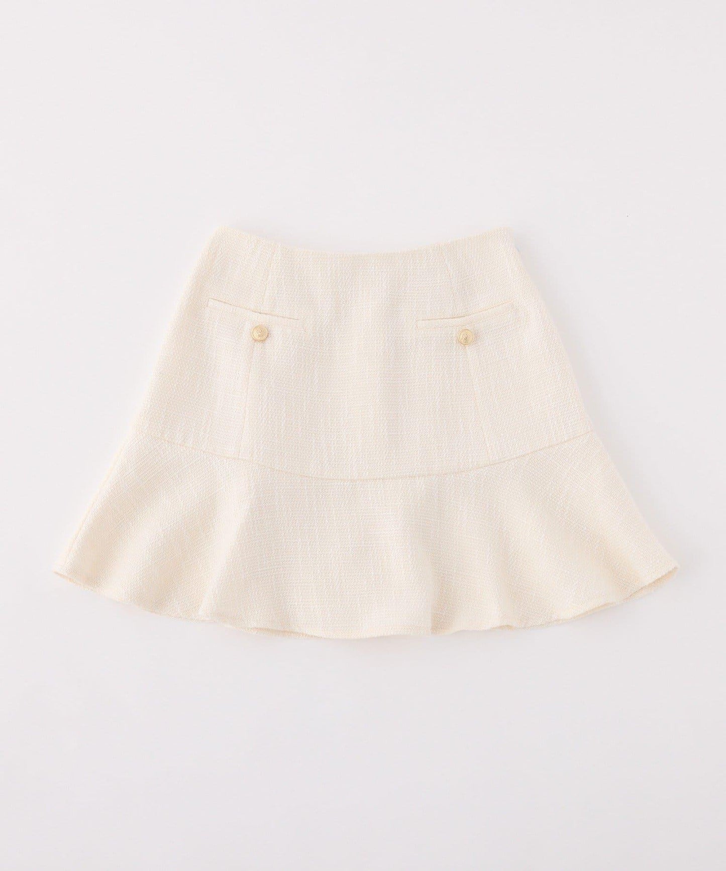 低腰喇叭迷你裙