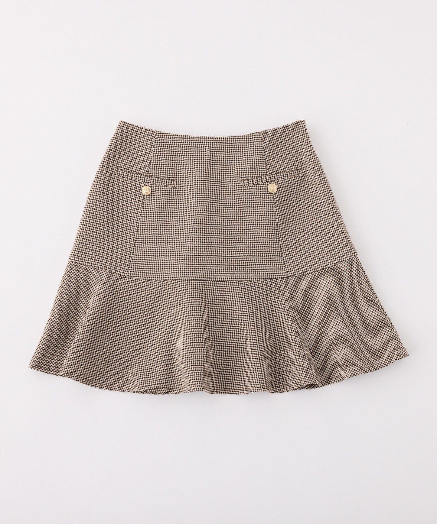 低腰喇叭迷你裙