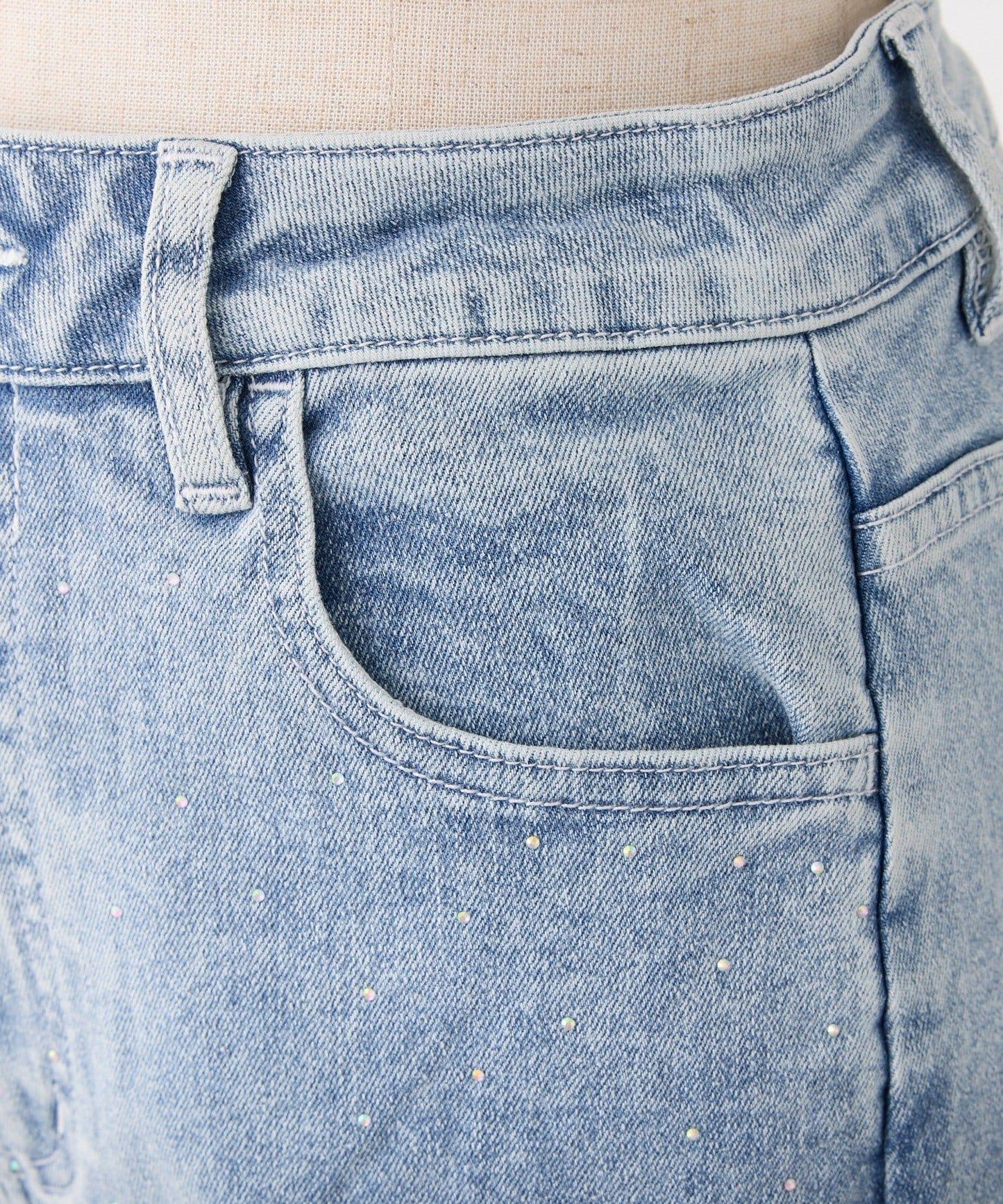 《S・M尺碼展開》寬鬆牛仔褲