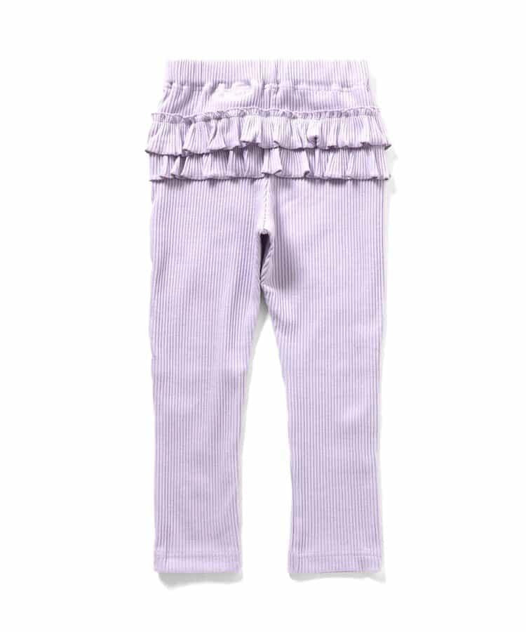 後褶邊緊身褲/7天風格褲 10分褲