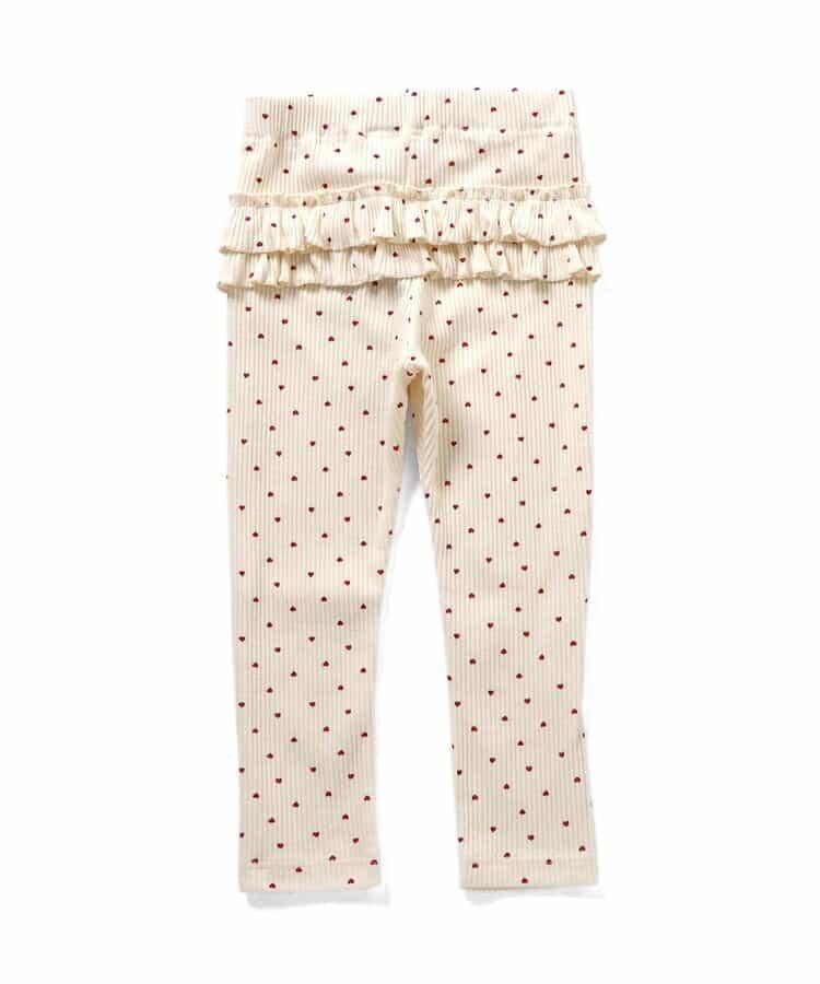 後褶邊緊身褲/7天風格褲 10分褲