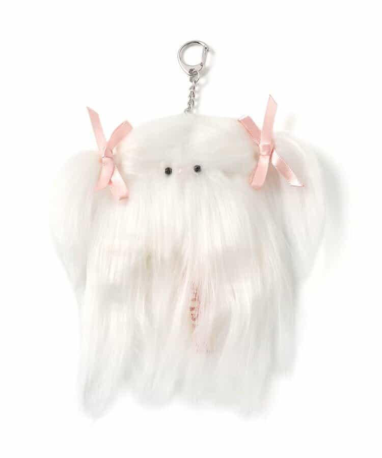 毛茸茸蝴蝶結怪獸掛飾