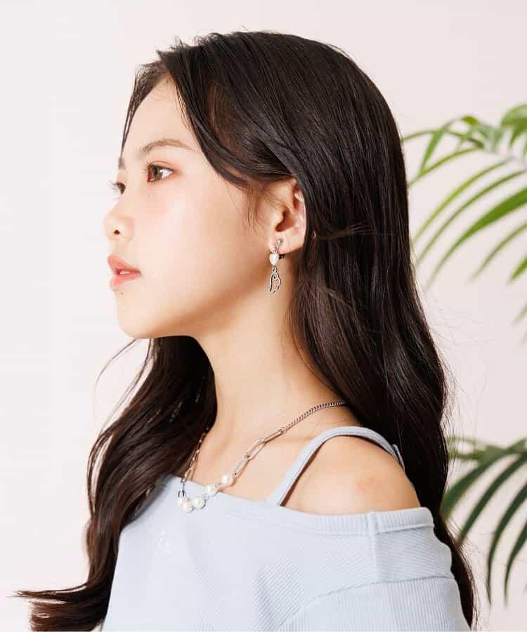 天使之心珍珠耳環