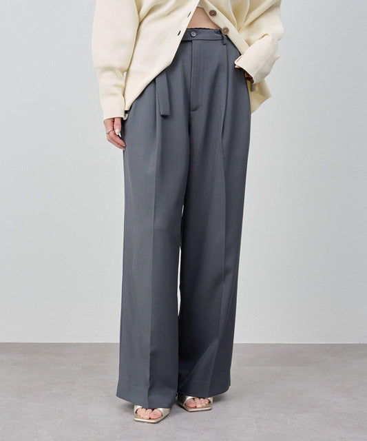 《訂製會 熱門單品!》雙褶寬鬆褲