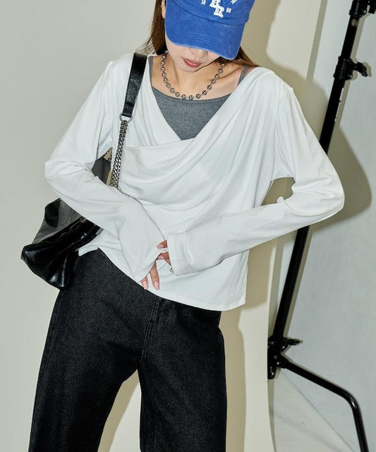 露肩修身上衣 限量