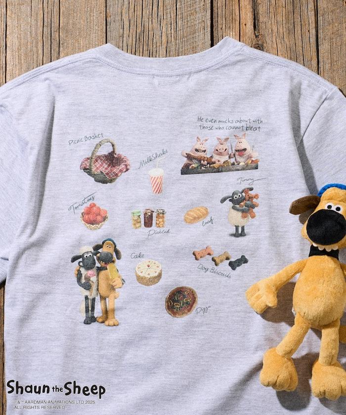 “Shaun the Sheep”食品後背印花T恤