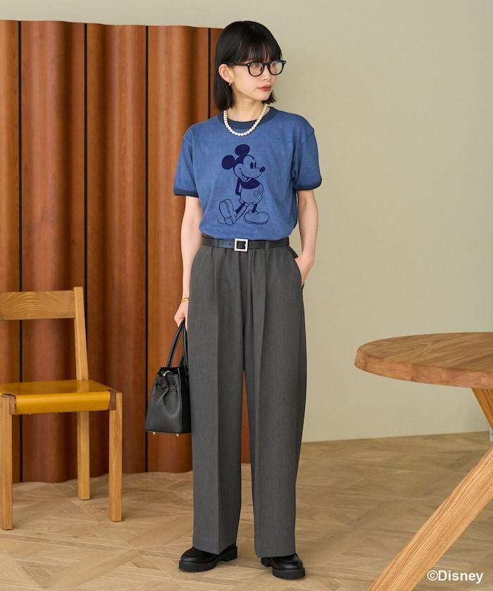 【米奇老鼠】領口T恤