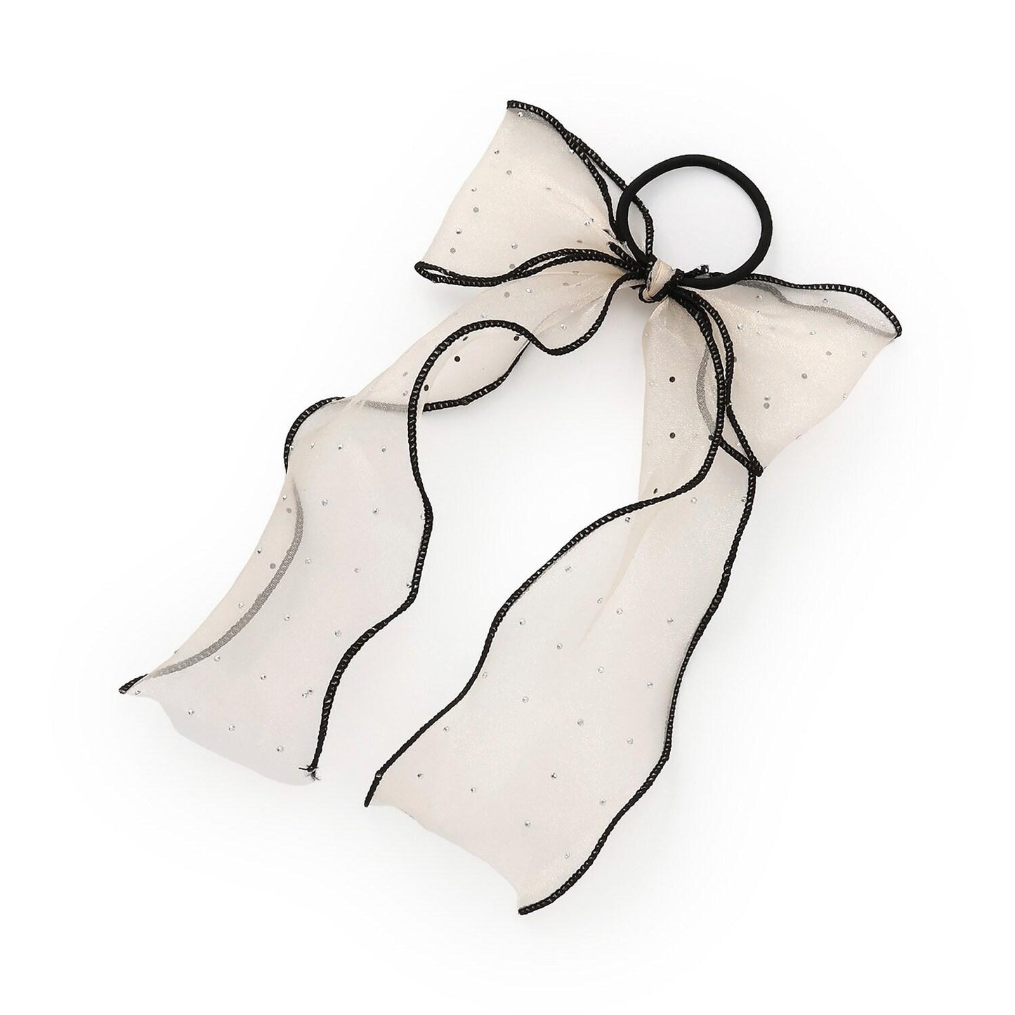 亮片蝴蝶結髮繩