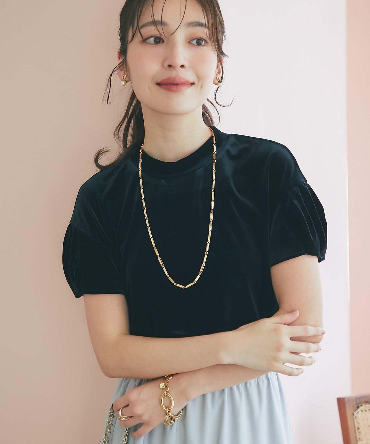 絨面鬱金香上衣