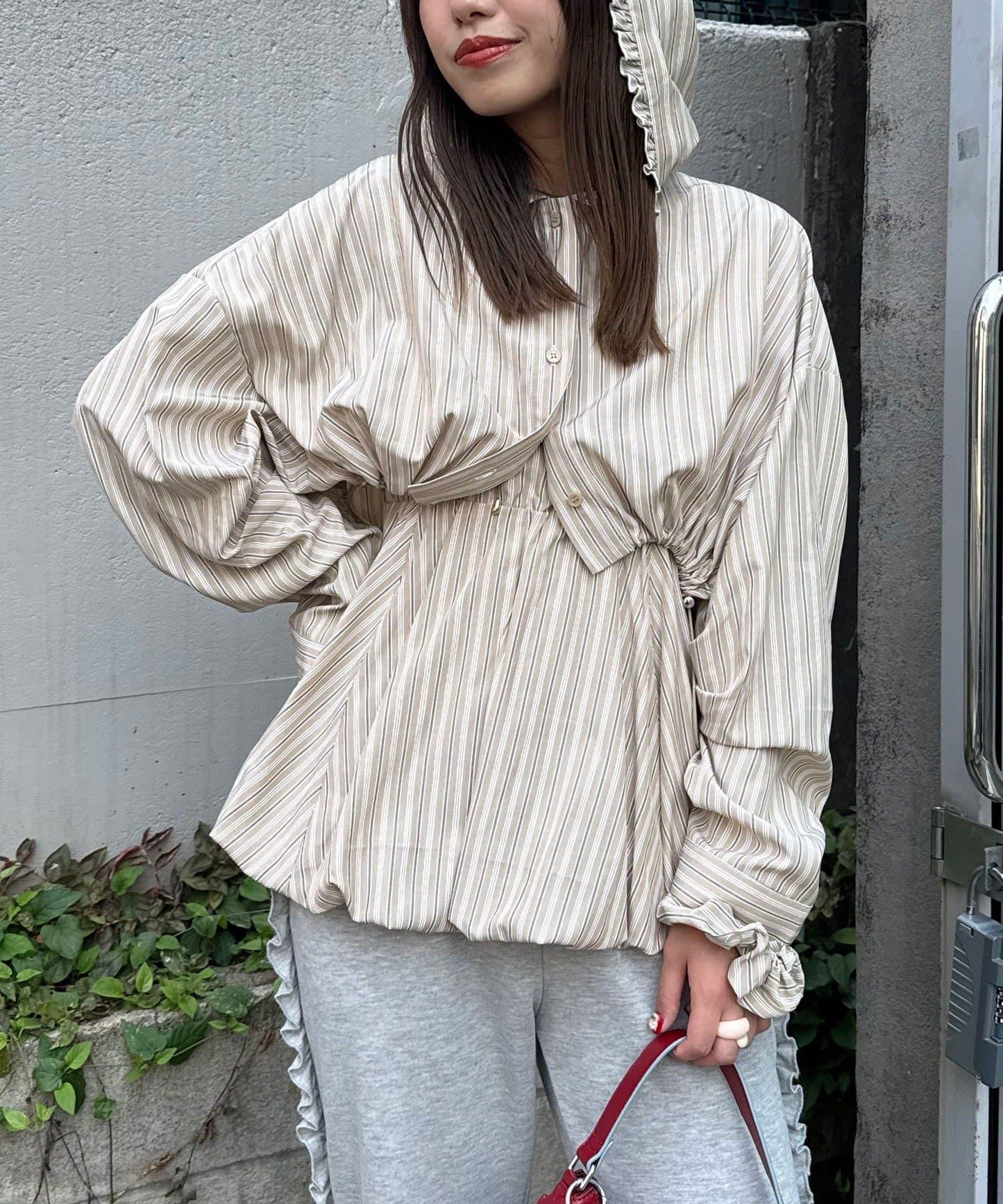 3件套襯衫短外套連帽衫