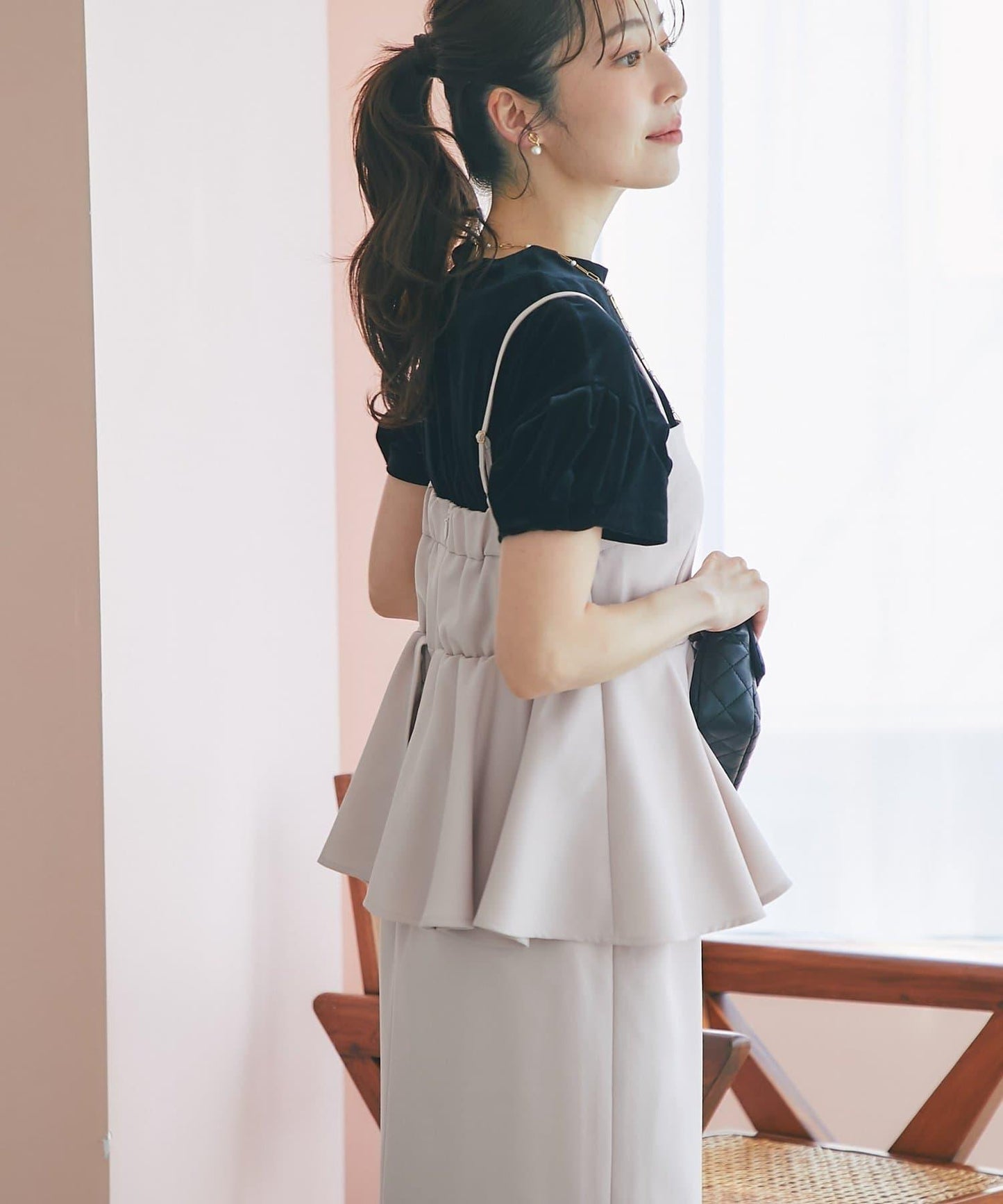 絨面鬱金香上衣