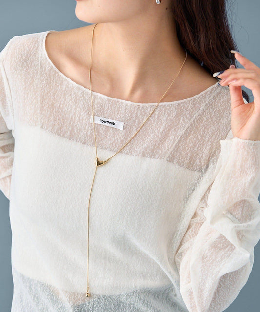 Lara 心形滑動項鍊