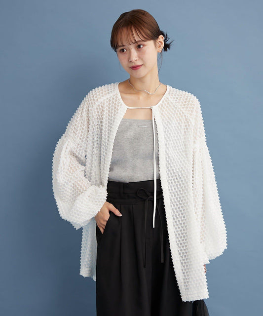 流蘇設計長款上衣