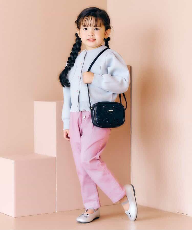 格紋絲帶小挎包