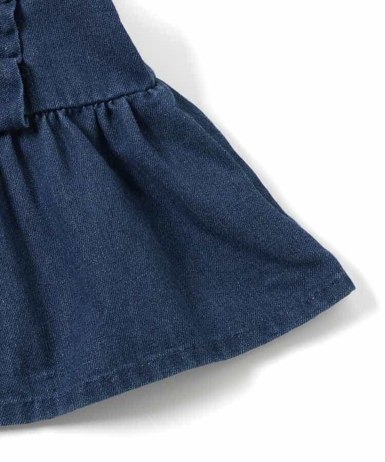 荷葉邊長款上衣&層疊裙套裝_短款