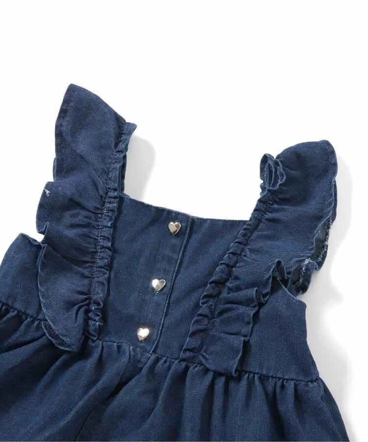 荷葉邊長款上衣&層疊裙套裝_短款