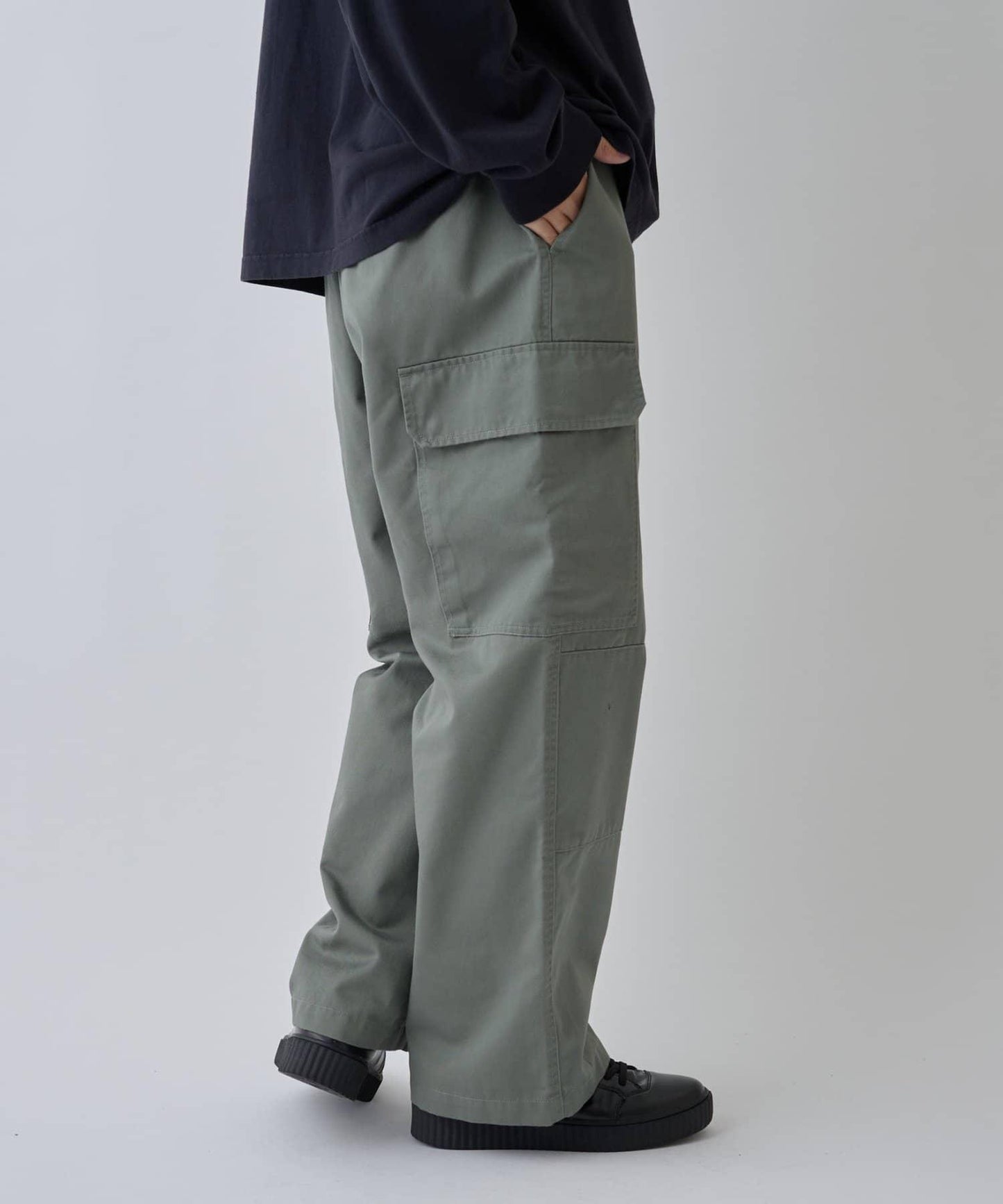【AW】斜紋帆布工裝褲