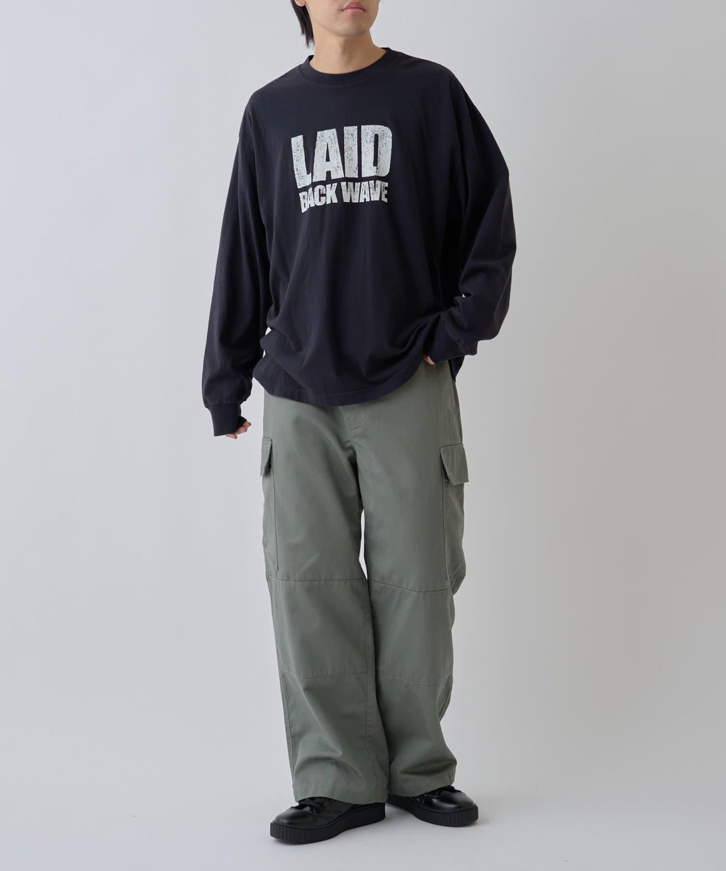【AW】斜紋帆布工裝褲